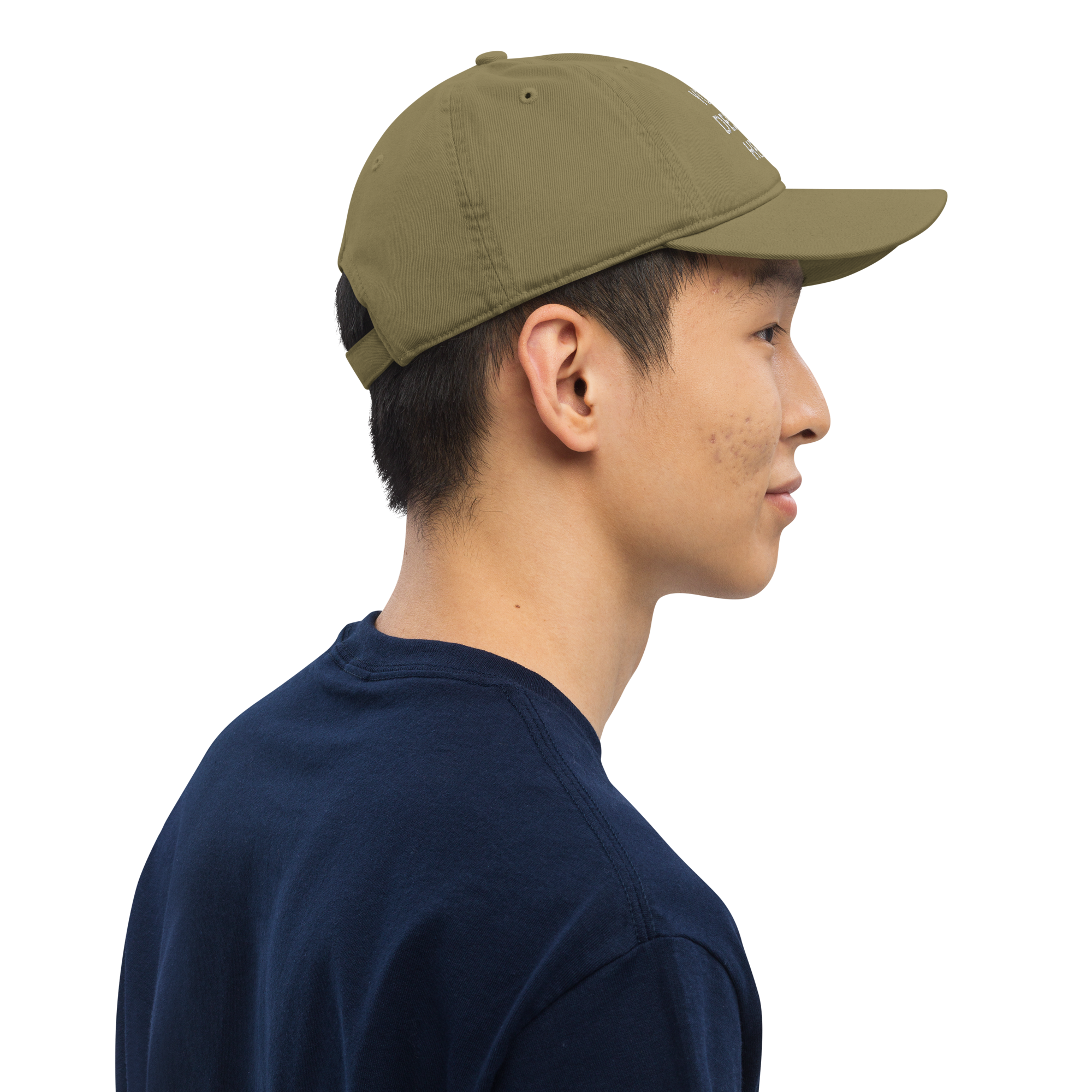 VOCE LINDX Organic Hat – Custom Design or Text – 100 % Organic Cotton Cap, Eco‑Friendly & Personalised