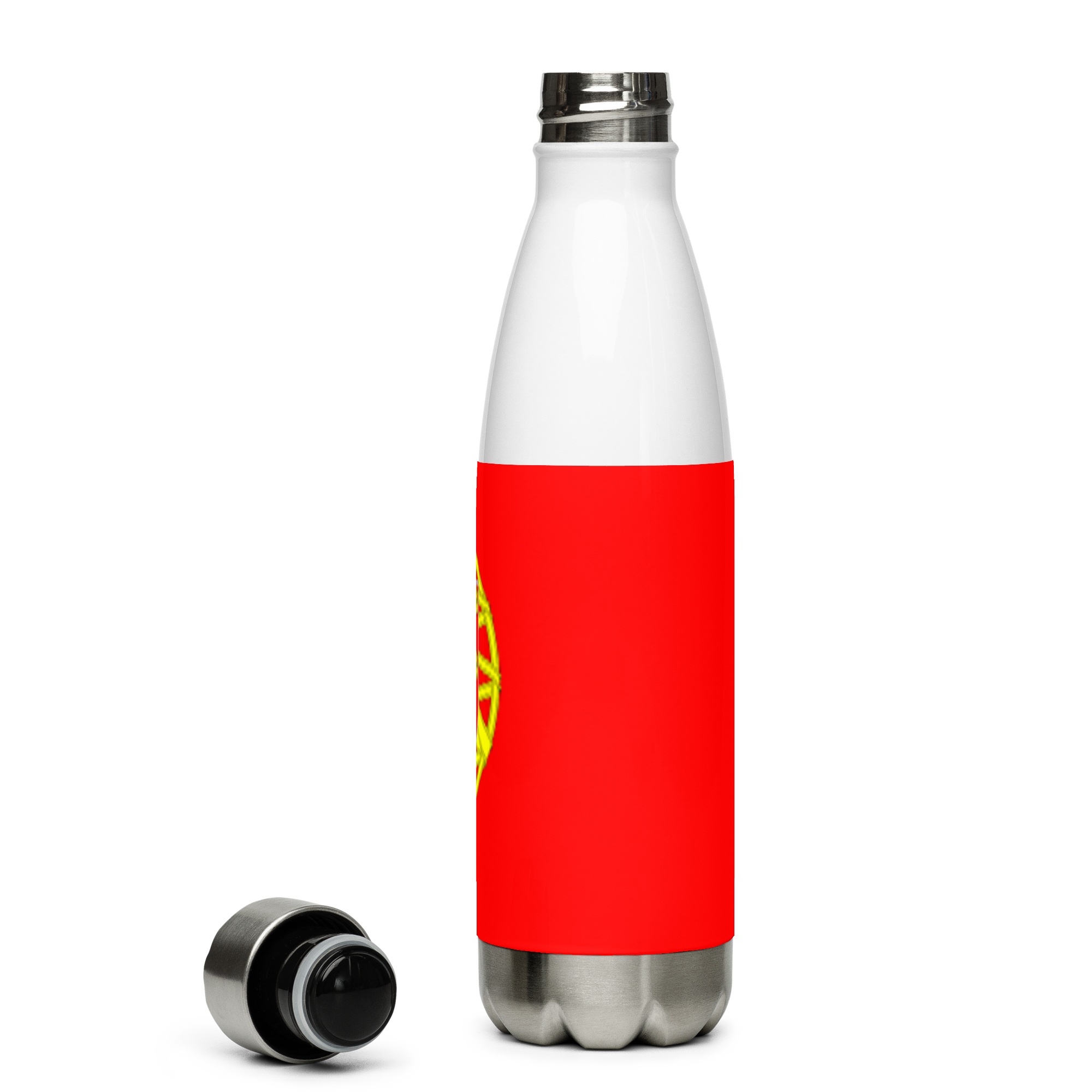 VOCE LINDX Portugal Flag Stainless Steel Water Bottle – 500ml Vacuum-Insulated, Leak-Proof, BPA-Free Flask