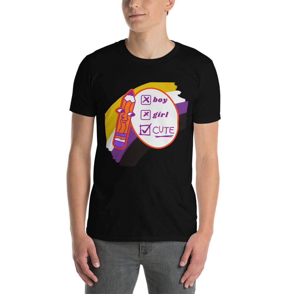 Short Sleeve T-Shirt – Diverse Identity | Inclusive Gender-Neutral Pride Top