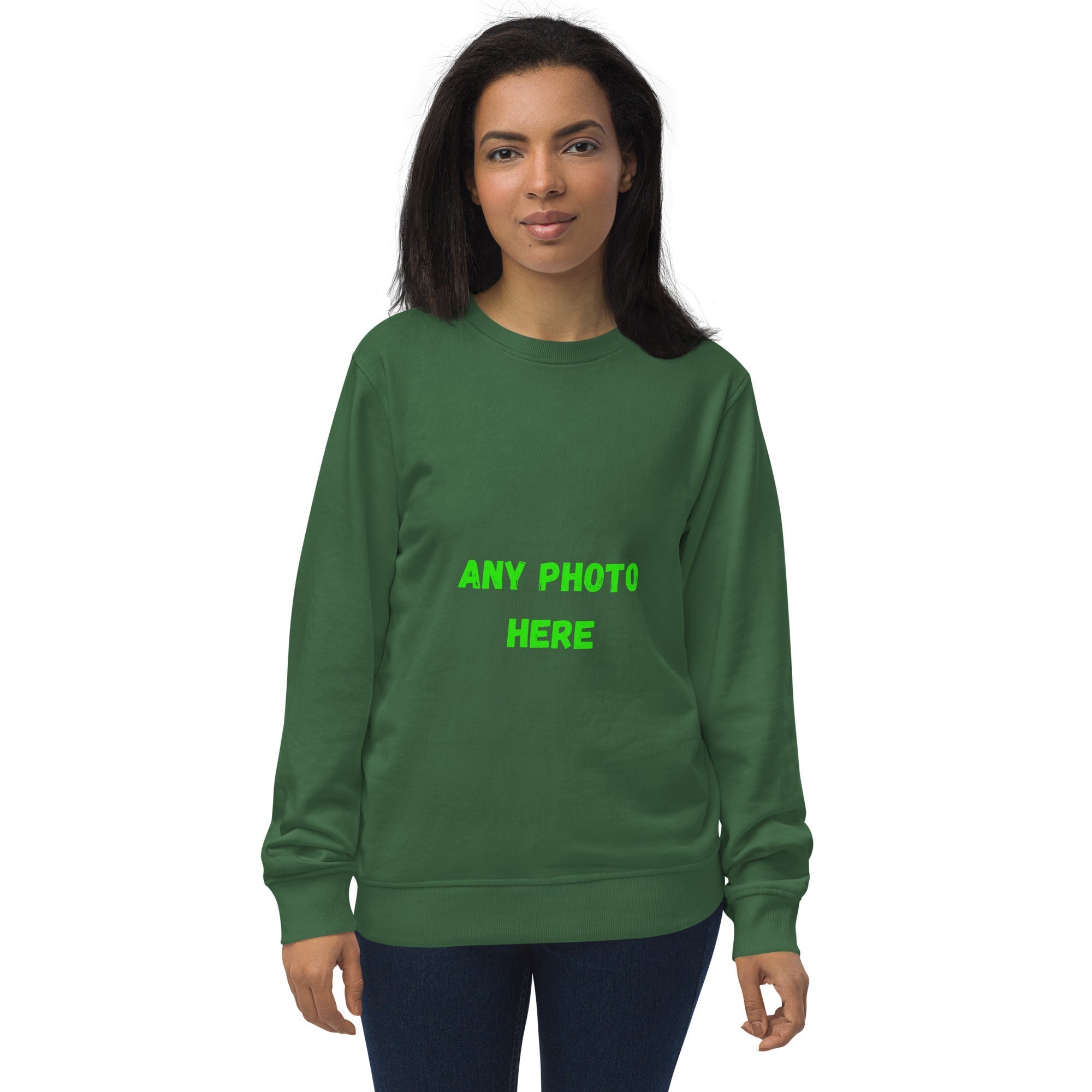 VOCE LINDX Organic Cotton Sweatshirt – Mid‑Weight Relaxed Fit, Crew Neck, Sustainable & Inclusive
