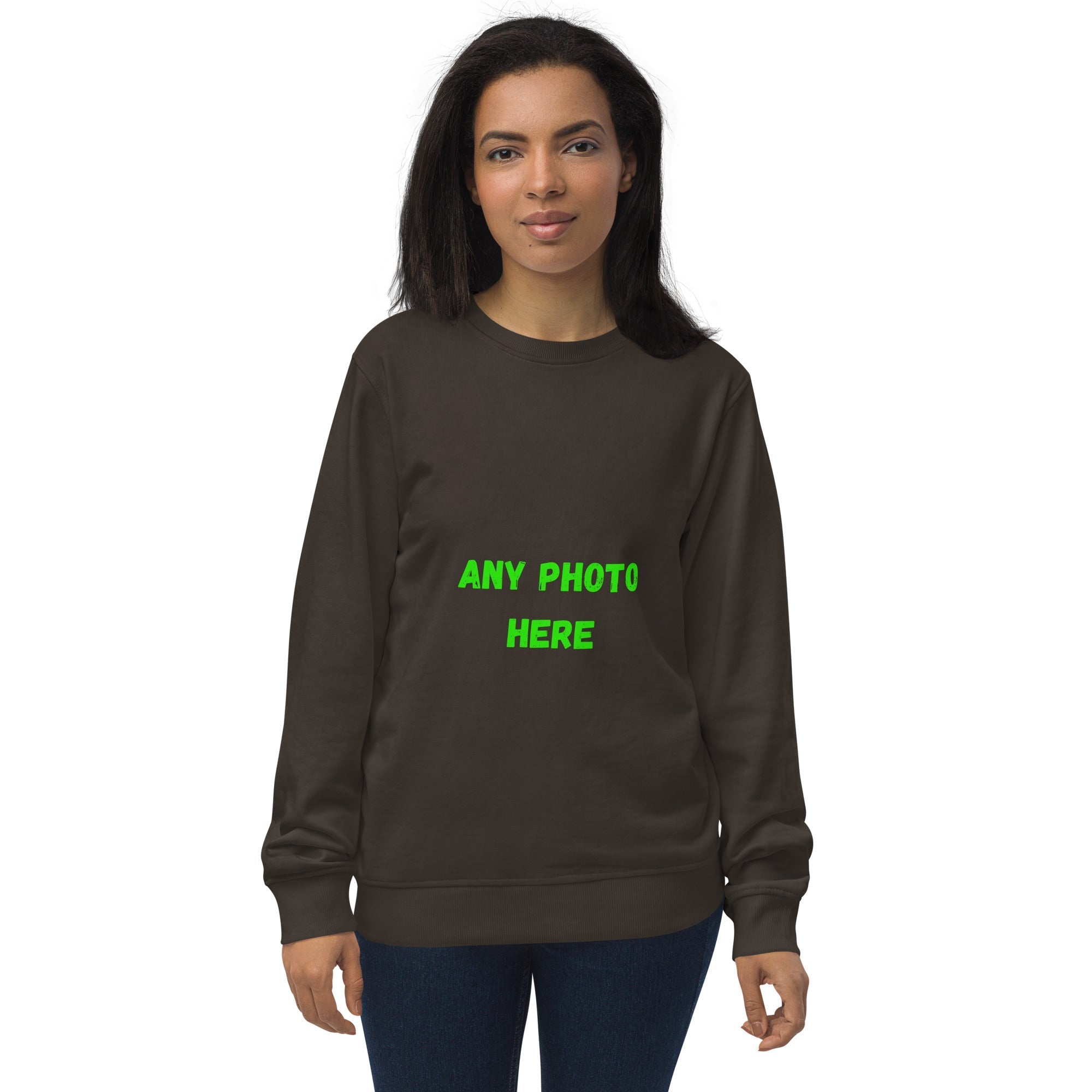 VOCE LINDX Organic Cotton Sweatshirt – Mid‑Weight Relaxed Fit, Crew Neck, Sustainable & Inclusive