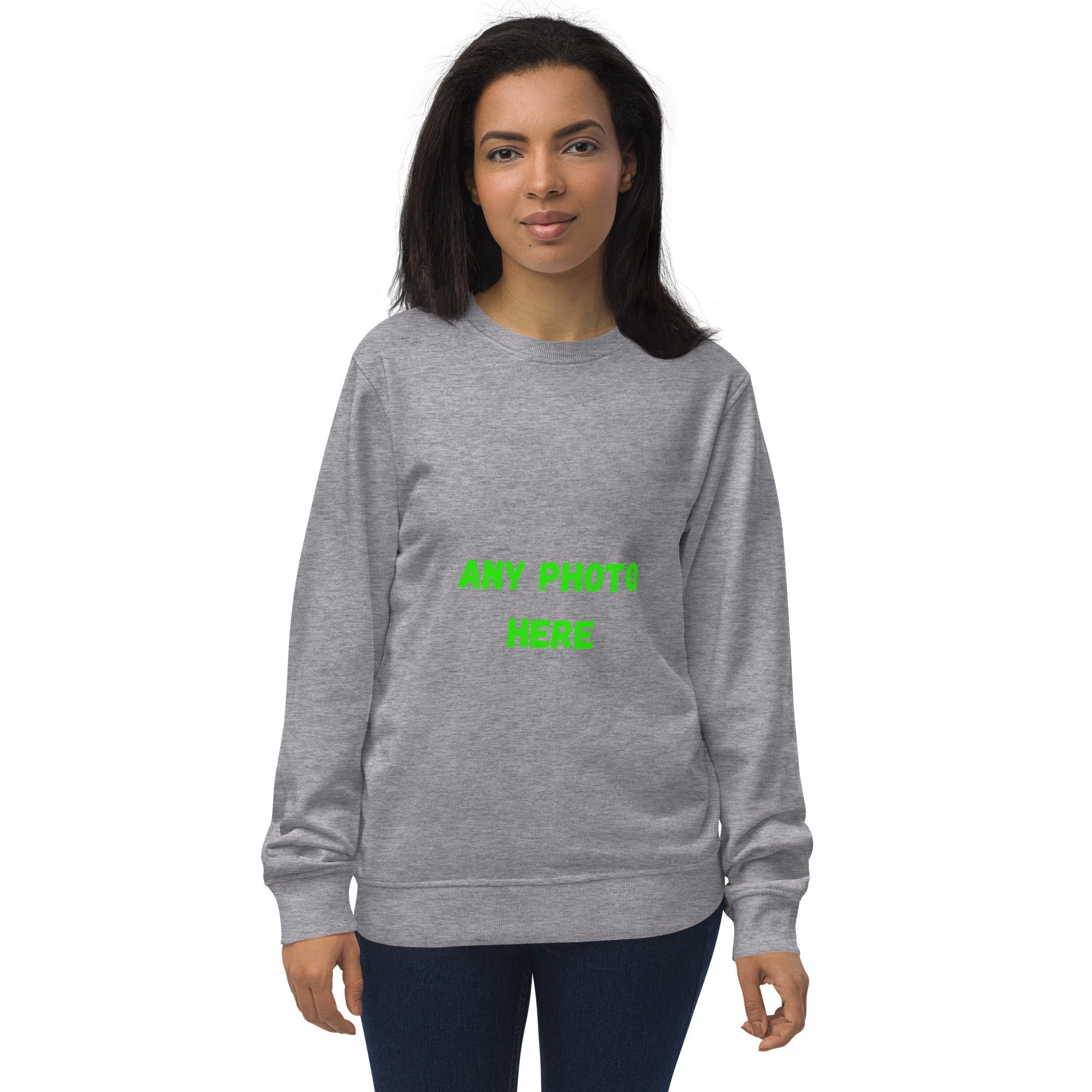 VOCE LINDX Organic Cotton Sweatshirt – Mid‑Weight Relaxed Fit, Crew Neck, Sustainable & Inclusive