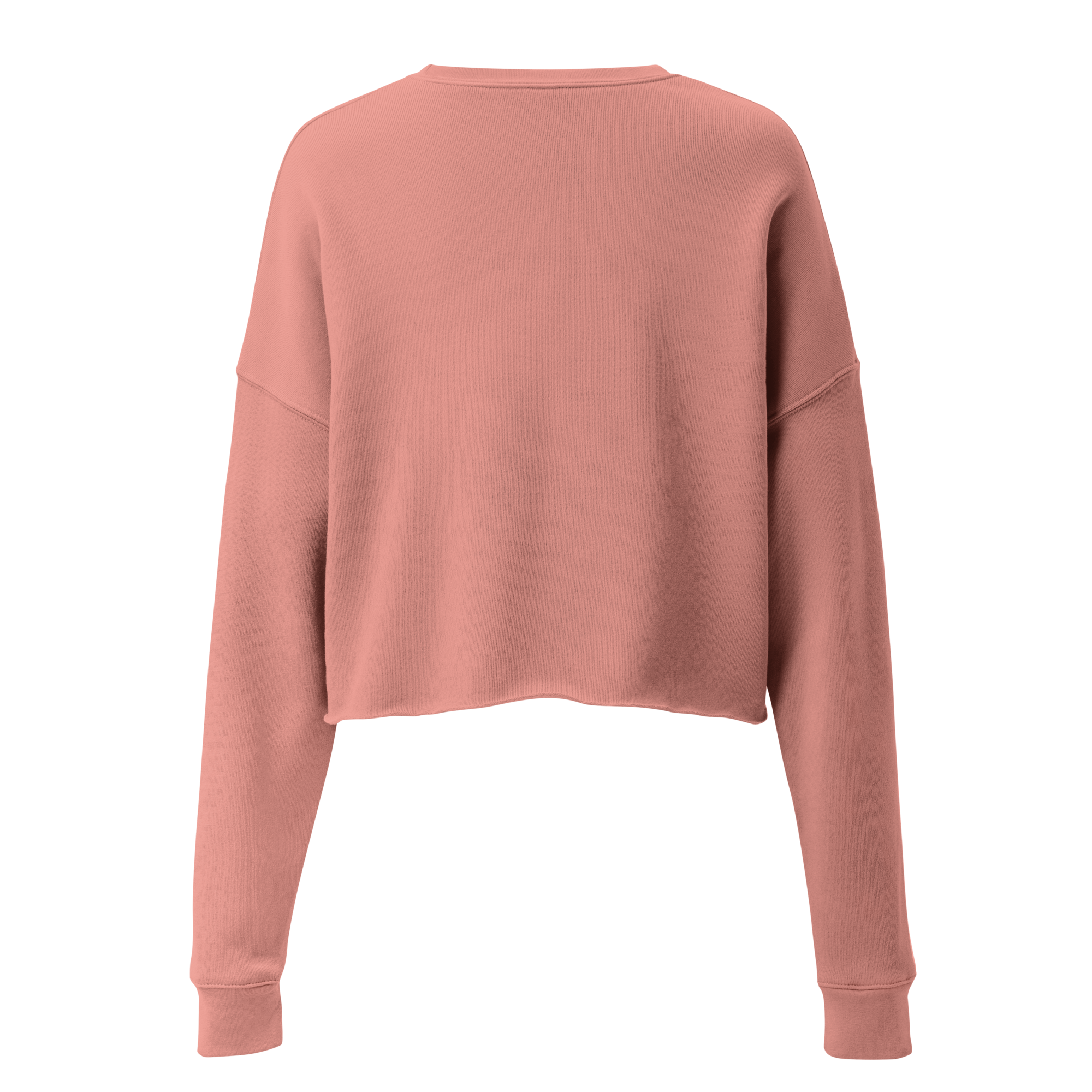 VOCE LINDX Cropped Sweatshirt – 50/50 Cotton–Poly Fleece, Ribbed Cuffs & Raw Hem – Custom Artwork