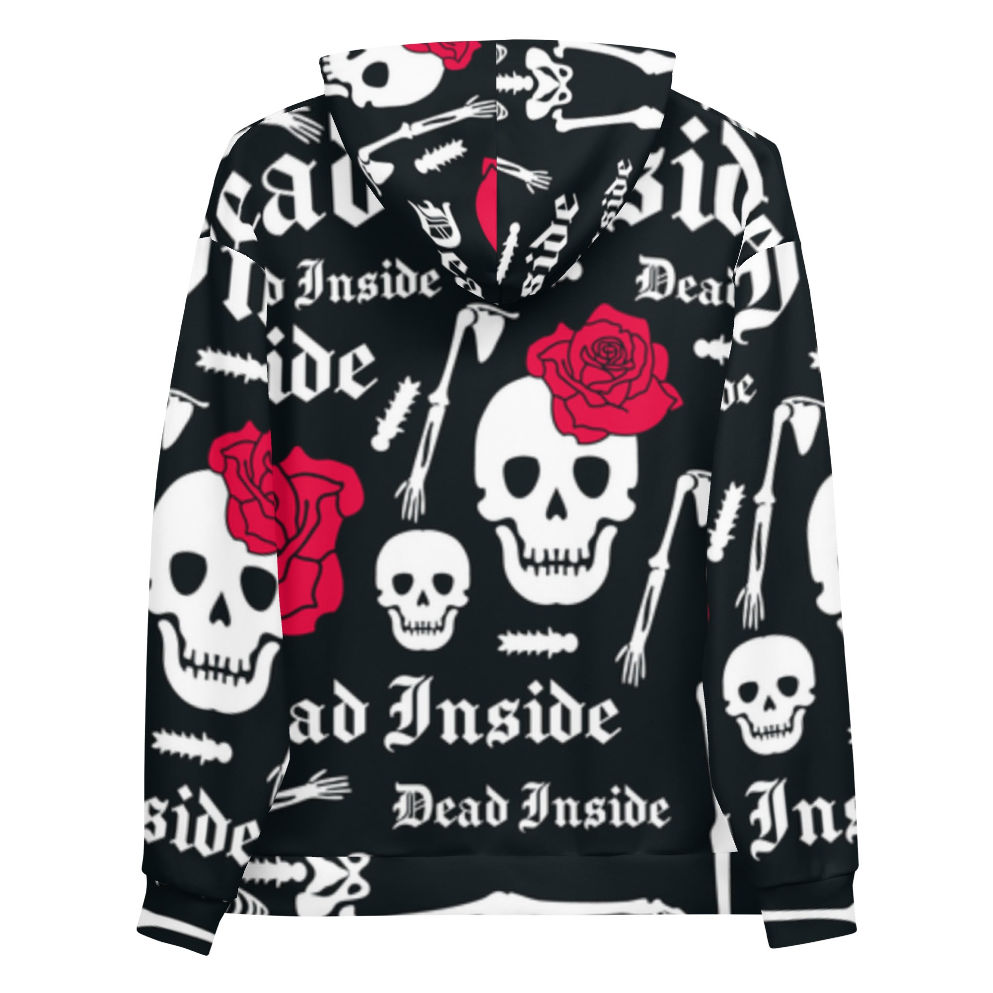 Skull & Flowers Hoodie – “They” Identity Design | Bold & Inclusive