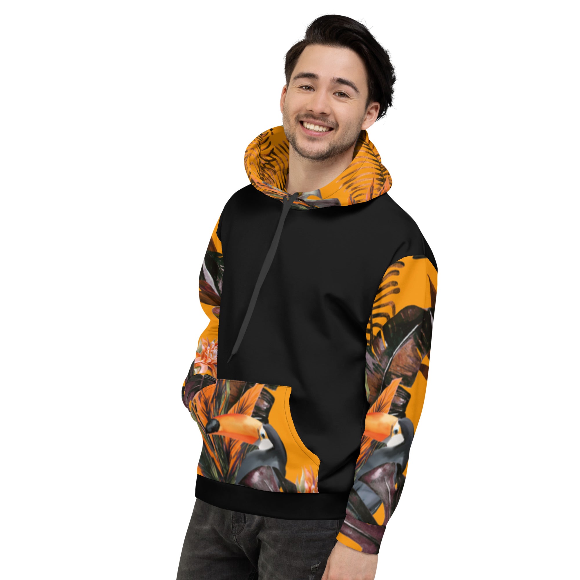 Toucan Hoodie – Vibrant Jungle-Inspired Print | Comfortable & Unique