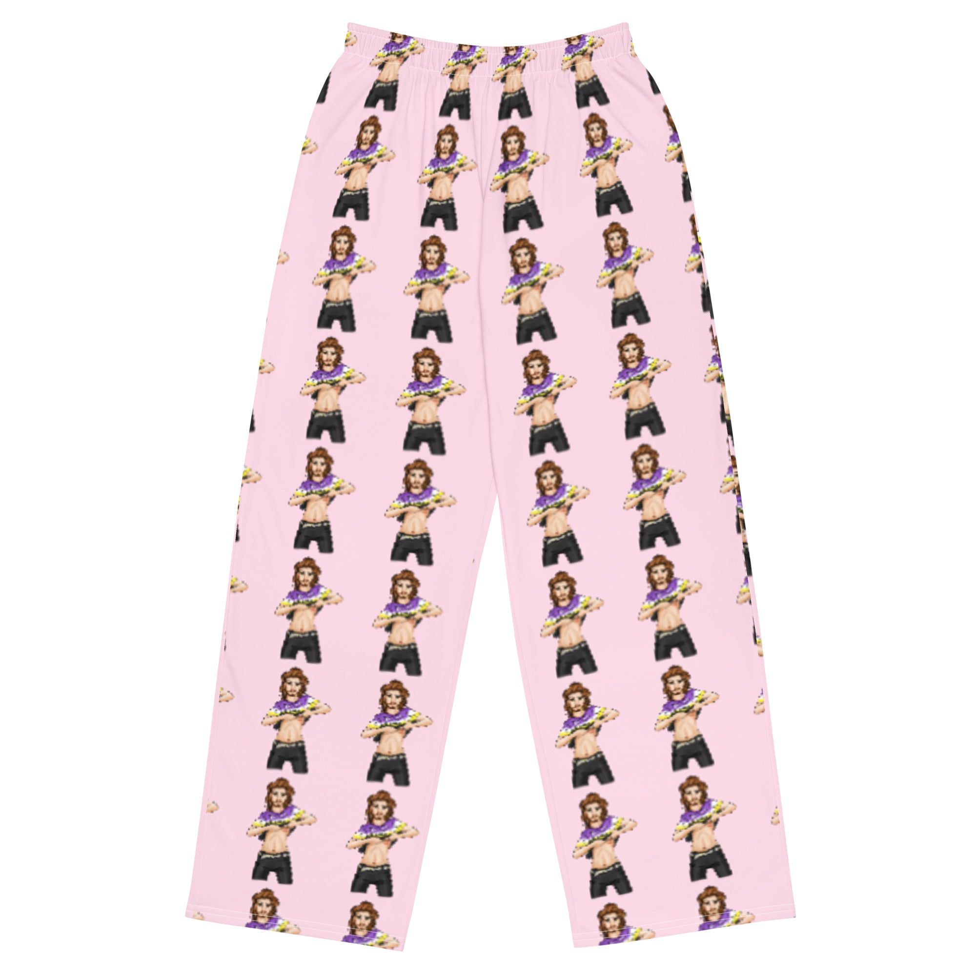 Transgender & Non-Binary Pride Wide-Leg Pants – Polyester Jersey