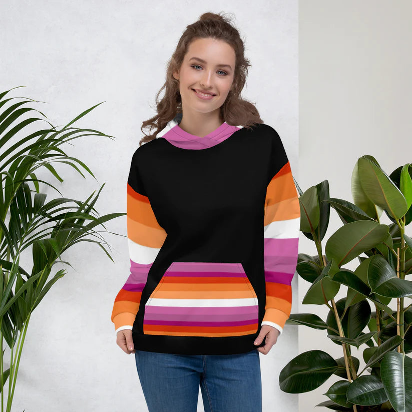 Lesbian Pride Gender-Free Hoodie