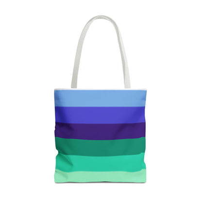 Gay Pride Flag Tote Bag – Durable Polyester, Multiple Sizes &amp; Handle Colors | Inclusive LGBTQIA+ Accessory | Voce Lindx