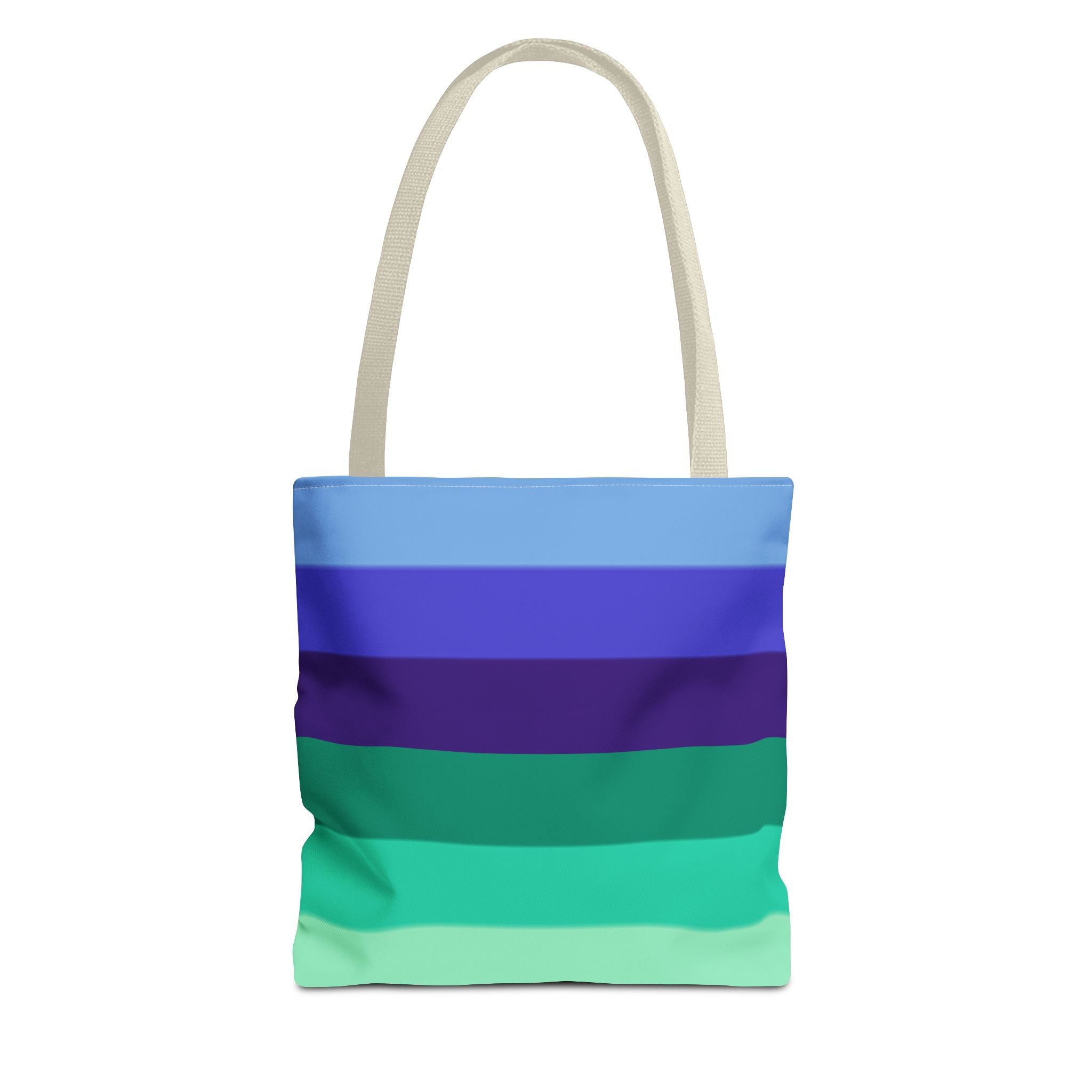 Gay Pride Flag Tote Bag – Durable Polyester, Multiple Sizes &amp; Handle Colors | Inclusive LGBTQIA+ Accessory | Voce Lindx