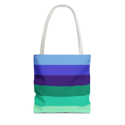 Gay Pride Flag Tote Bag – Durable Polyester, Multiple Sizes &amp; Handle Colors | Inclusive LGBTQIA+ Accessory | Voce Lindx