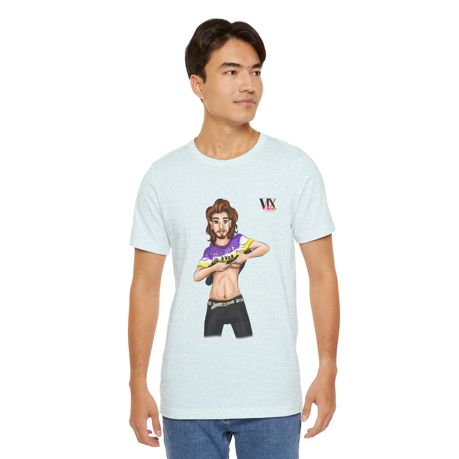VOCE LINDX Classic Fit Cotton T‑Shirt – 100 % Airlume Combed &amp; Ring‑Spun Cotton – Lightweight, Breathable Tee