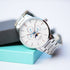 Personalised Architect Apollo Watch – White Dial, Modern Engraving | Custom Engraved Gift