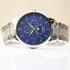 Personalised Architect Apollo Watch – Blue Dial, Modern Engraving | Custom Engraved Gift