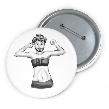 VOCE LINDX Custom Pride Pin Buttons – Personalised LGBTQIA+ Activist Badge Collection