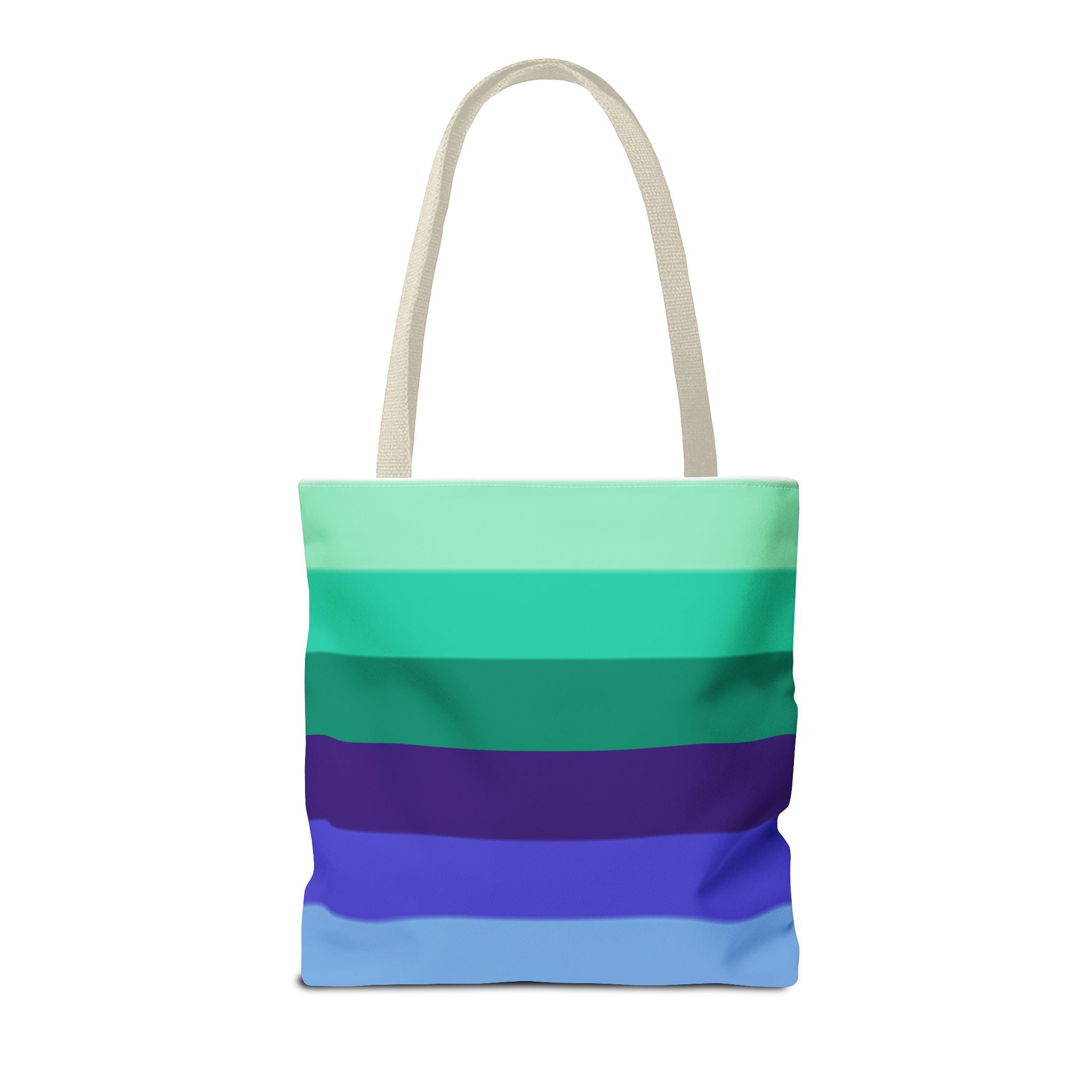 Gay Pride Flag Tote Bag – Durable Polyester, Multiple Sizes &amp; Handle Colors | Inclusive LGBTQIA+ Accessory | Voce Lindx
