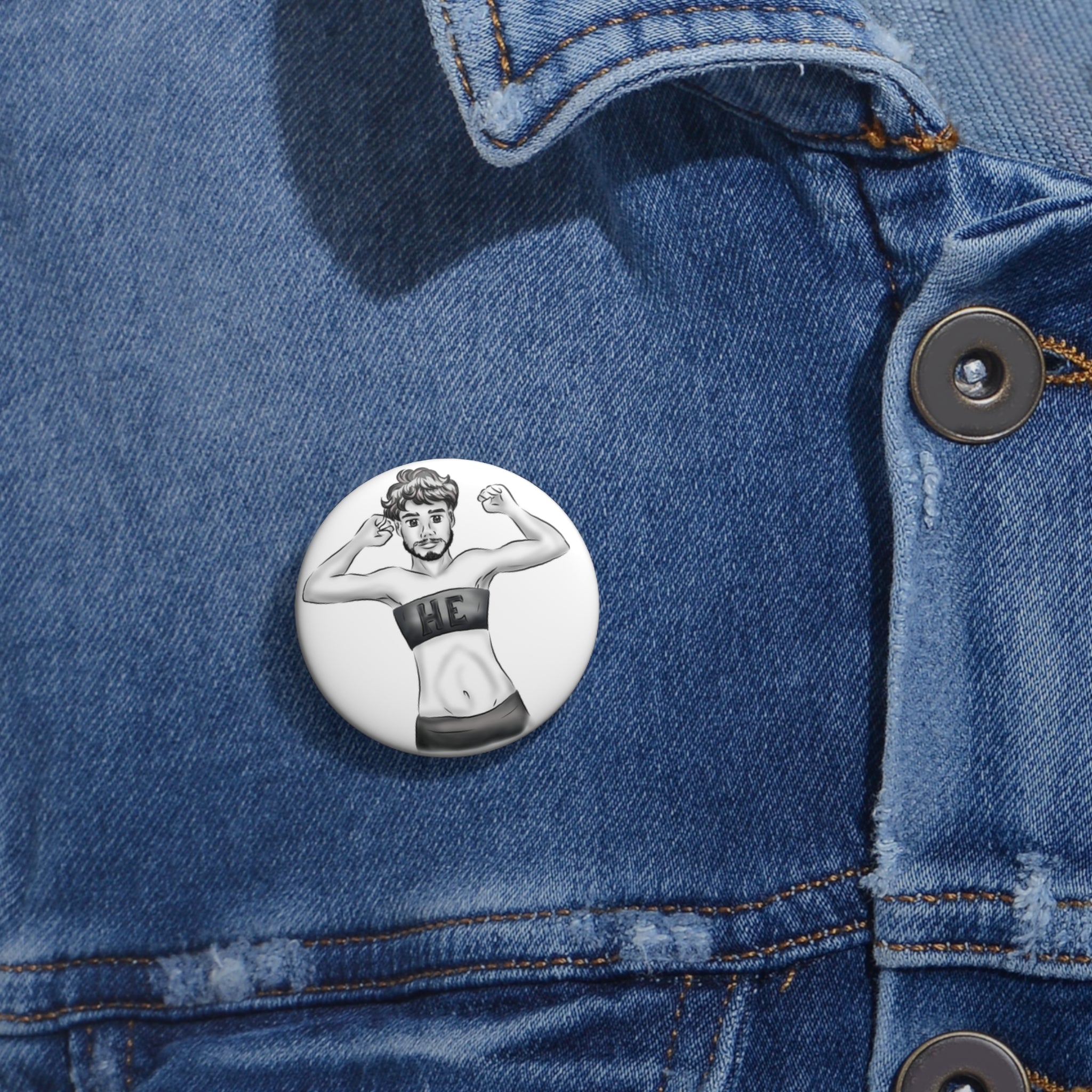 VOCE LINDX Custom Pride Pin Buttons – Personalised LGBTQIA+ Activist Badge Collection