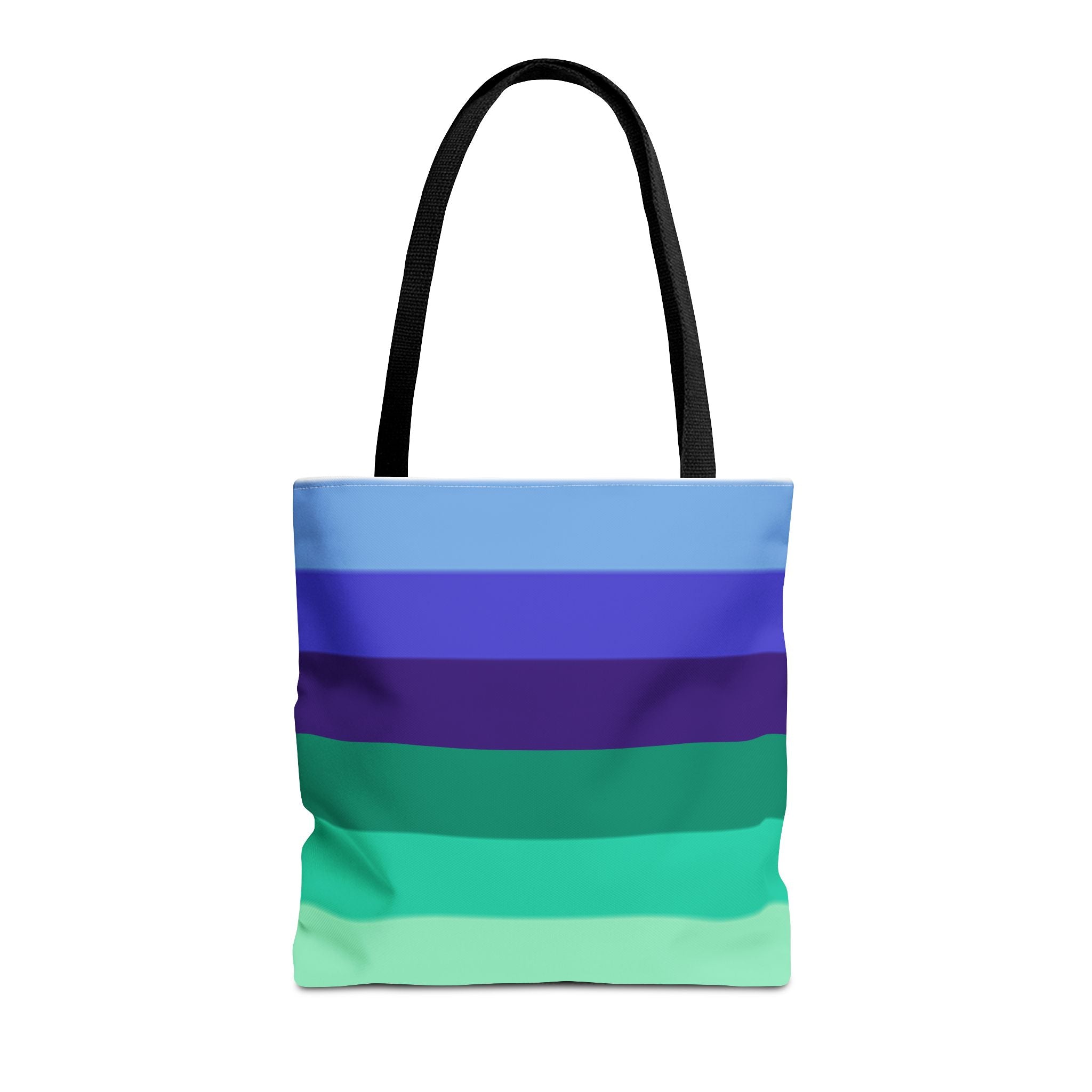 Gay Pride Flag Tote Bag – Durable Polyester, Multiple Sizes &amp; Handle Colors | Inclusive LGBTQIA+ Accessory | Voce Lindx