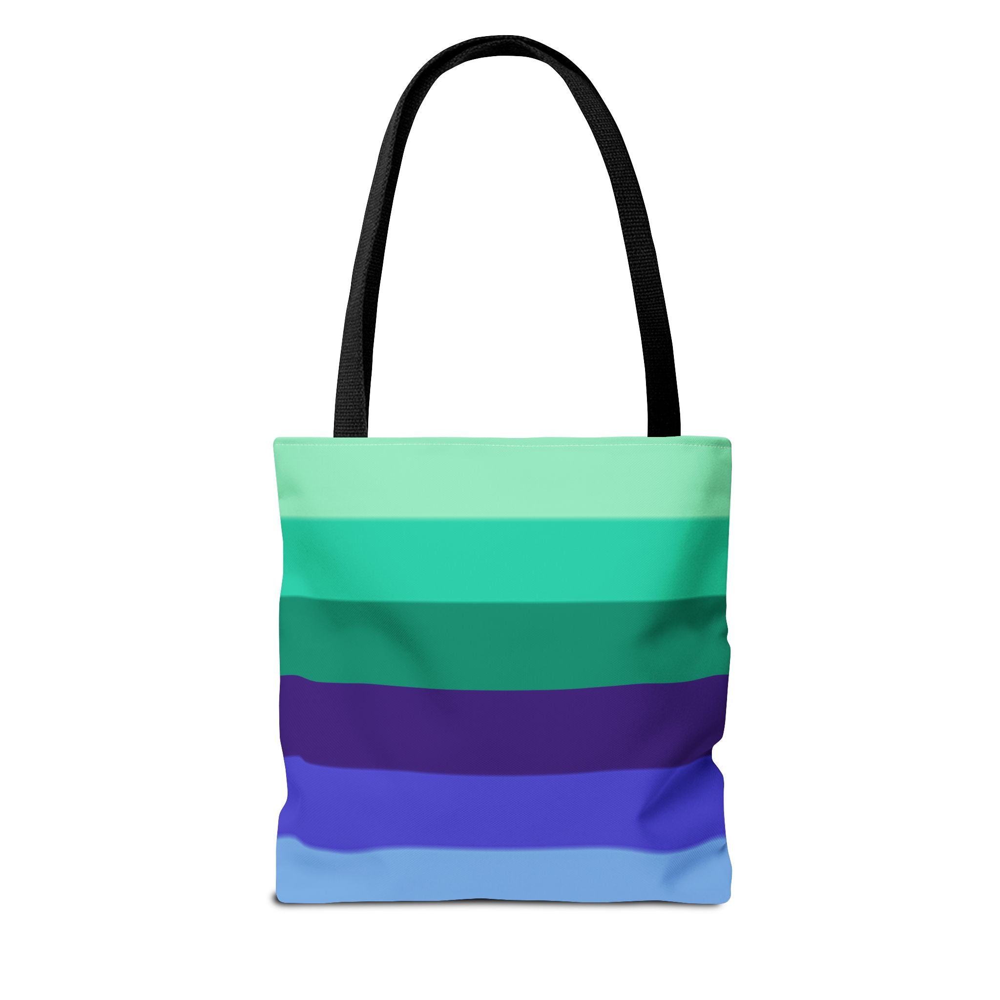 Gay Pride Flag Tote Bag – Durable Polyester, Multiple Sizes &amp; Handle Colors | Inclusive LGBTQIA+ Accessory | Voce Lindx