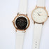 Personalised Architect Blanc Watch – White Strap, Modern Engraving | Engraved Gift