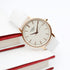 Personalised Architect Blanc Watch – White Strap, Modern Engraving | Engraved Gift