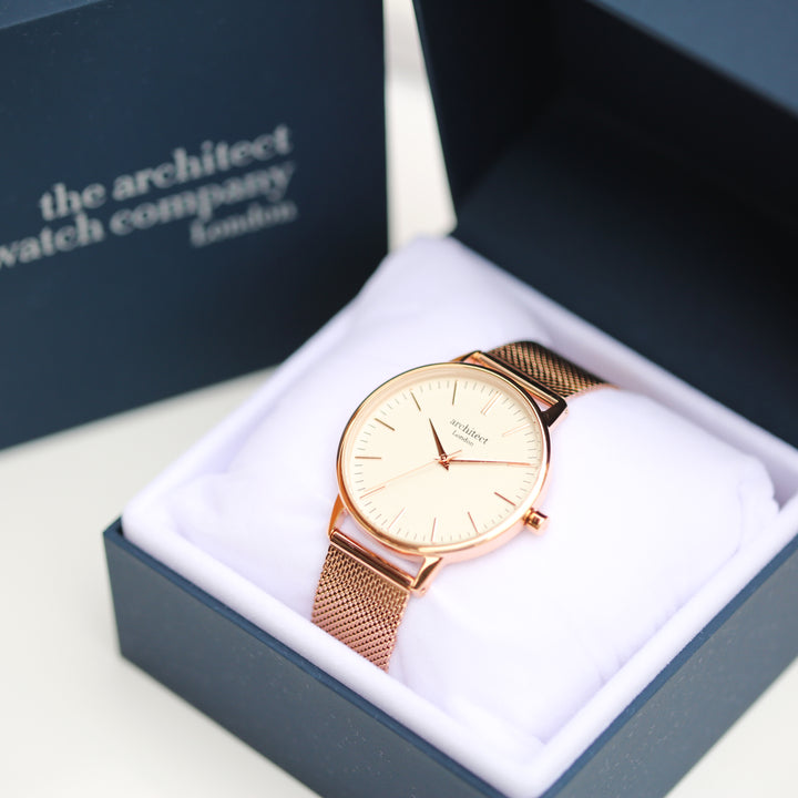 Personalised Architect Blanc Watch – photo 5