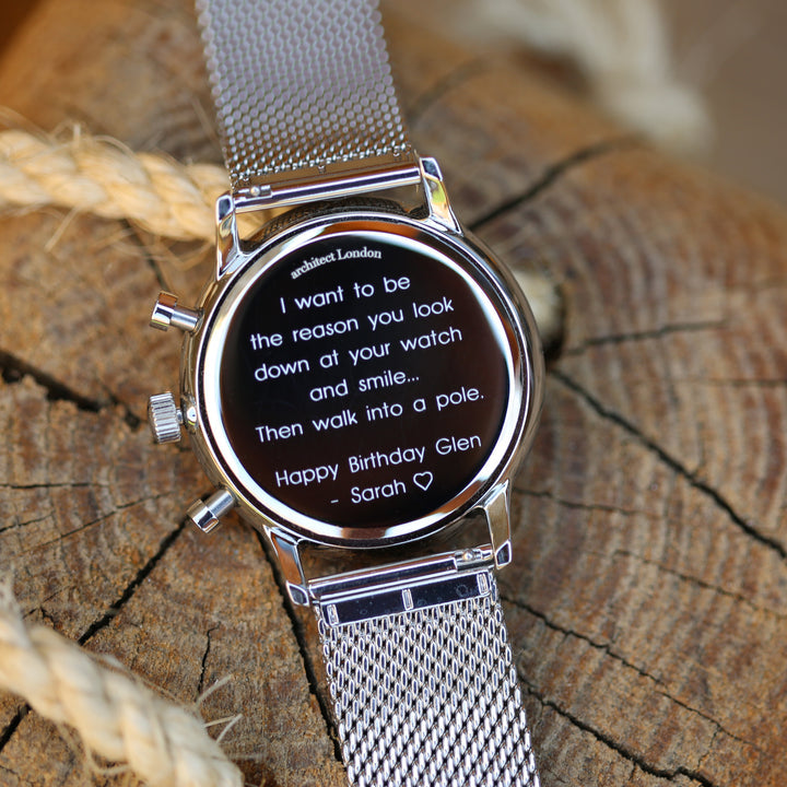 Personalised Architect Motivator Watch – photo 4