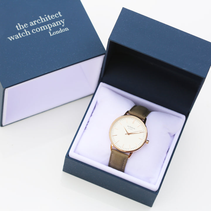 Personalised Architect Blanc Watch – photo 4