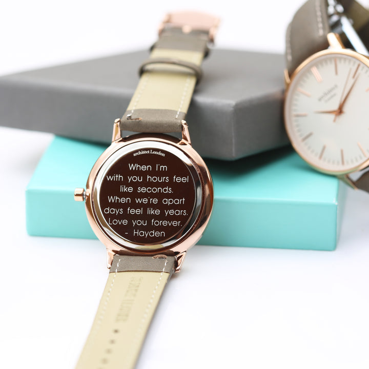 Personalised Architect Blanc Watch – photo 3