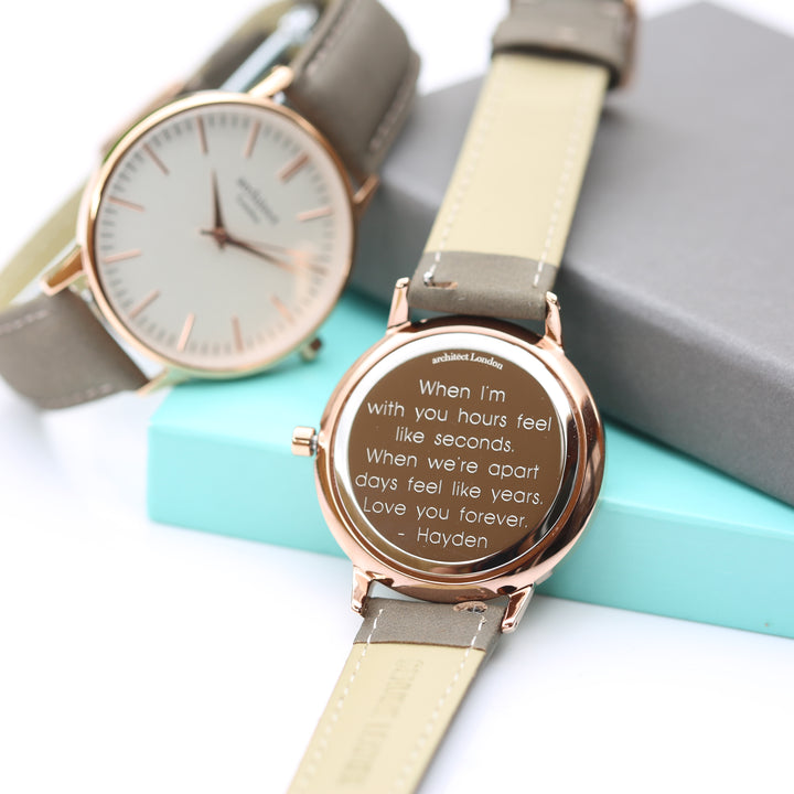 Personalised Architect Blanc Watch – photo 6