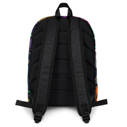 Jaguar &amp; Botanical Backpack – Water-Resistant 15L Rucksack with Laptop Pocket | Bold Wildlife Print