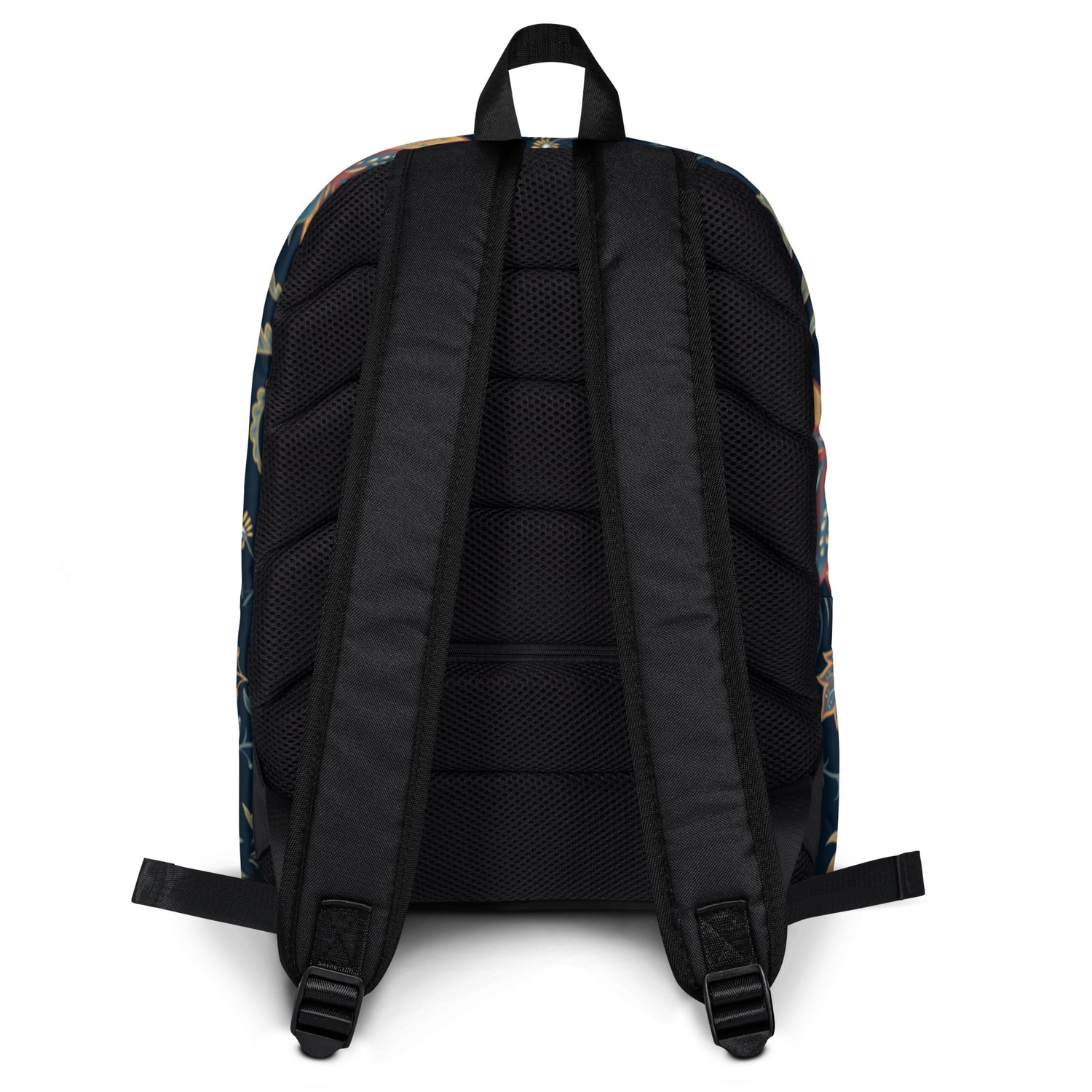Floral Print Backpack – Water-Resistant 15L Rucksack with Laptop Pocket | All-Gender Everyday Bag