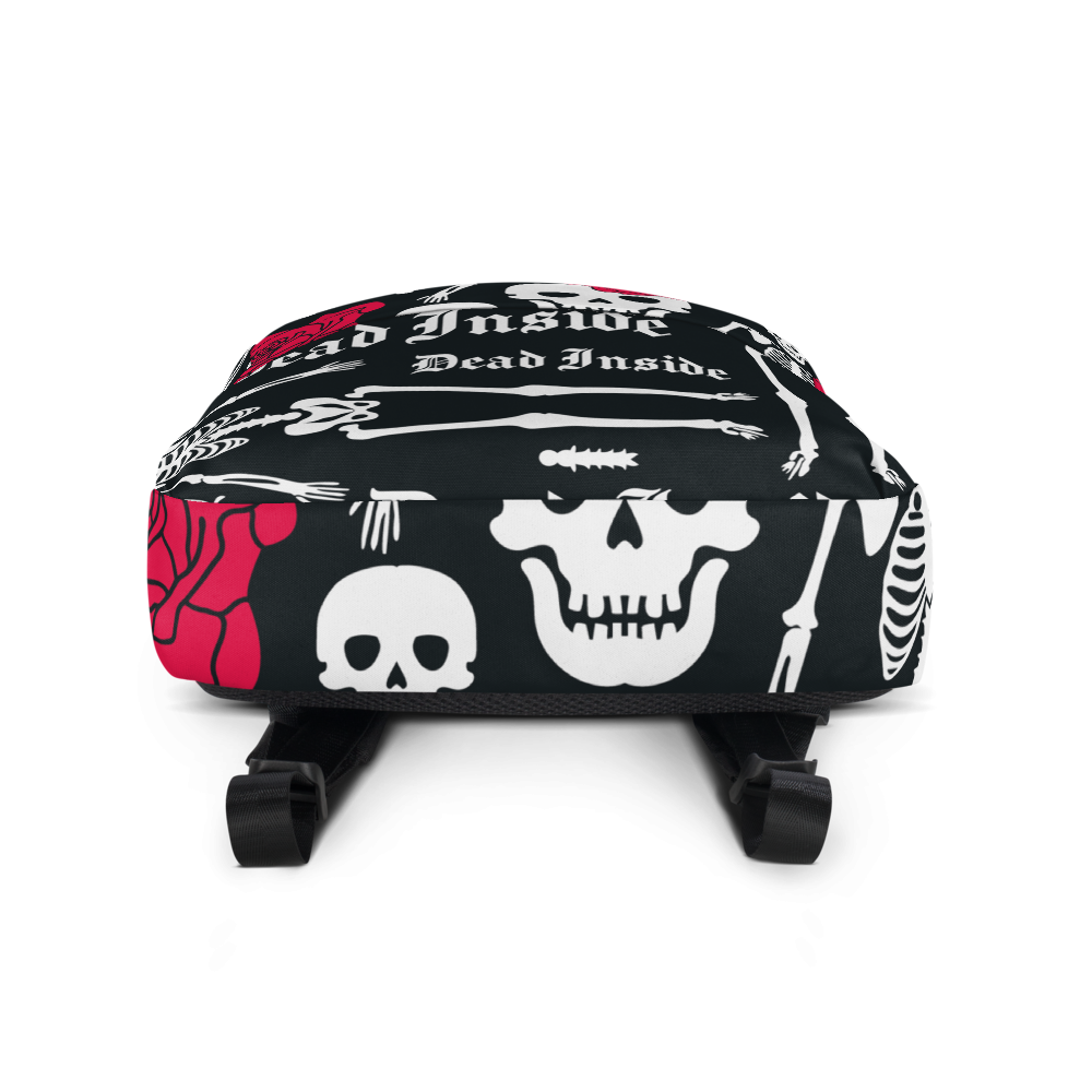 Dead Inside Backpack – Exclusive Print, Vegan &amp; Eco-Friendly, Water-Resistant | Voce Lindx