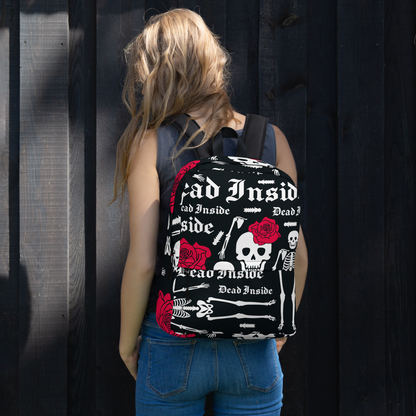 Dead Inside Backpack – Exclusive Print, Vegan &amp; Eco-Friendly, Water-Resistant | Voce Lindx