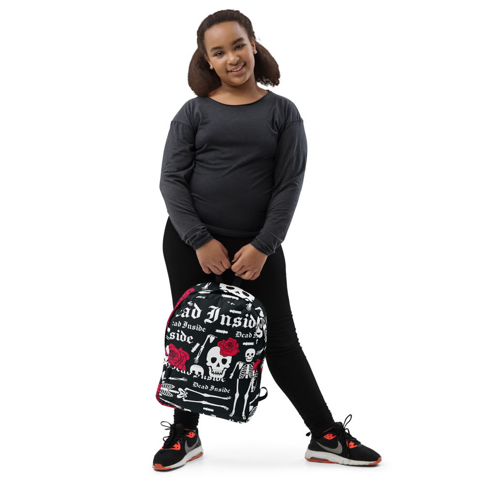 Dead Inside Backpack – Exclusive Print, Vegan &amp; Eco-Friendly, Water-Resistant | Voce Lindx