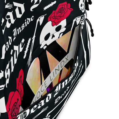 Dead Inside Backpack – Exclusive Print, Vegan &amp; Eco-Friendly, Water-Resistant | Voce Lindx