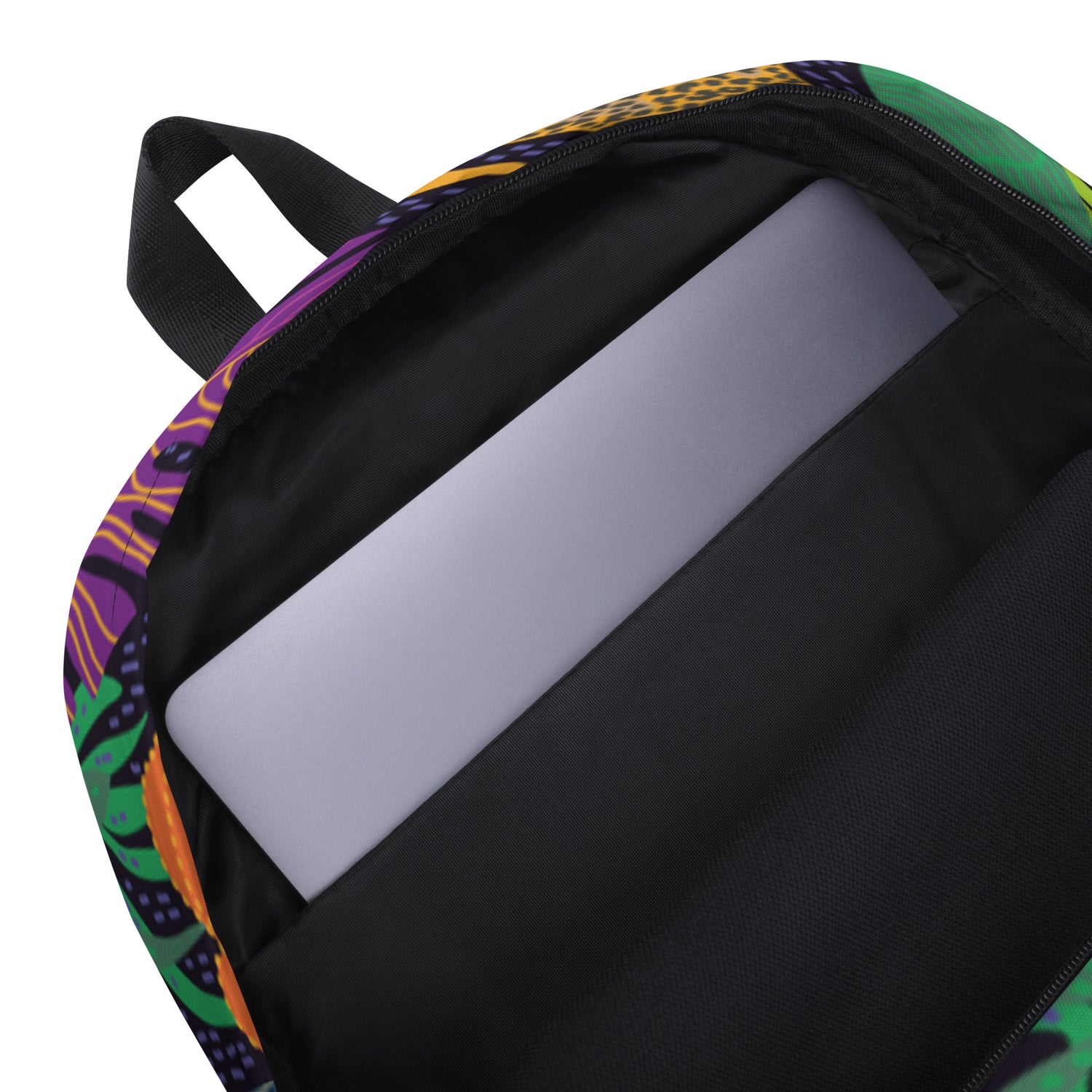 Jaguar &amp; Botanical Backpack – Water-Resistant 15L Rucksack with Laptop Pocket | Bold Wildlife Print