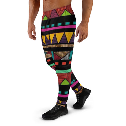 VOCE LINDX African Joggers – 100 % Polyester Sublimation Print with Elastic Waist &amp; Pocket – Inclusive Lounge Pants
