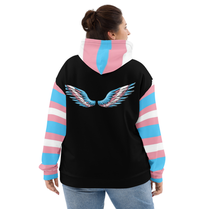 Sudadera con capucha transgénero él