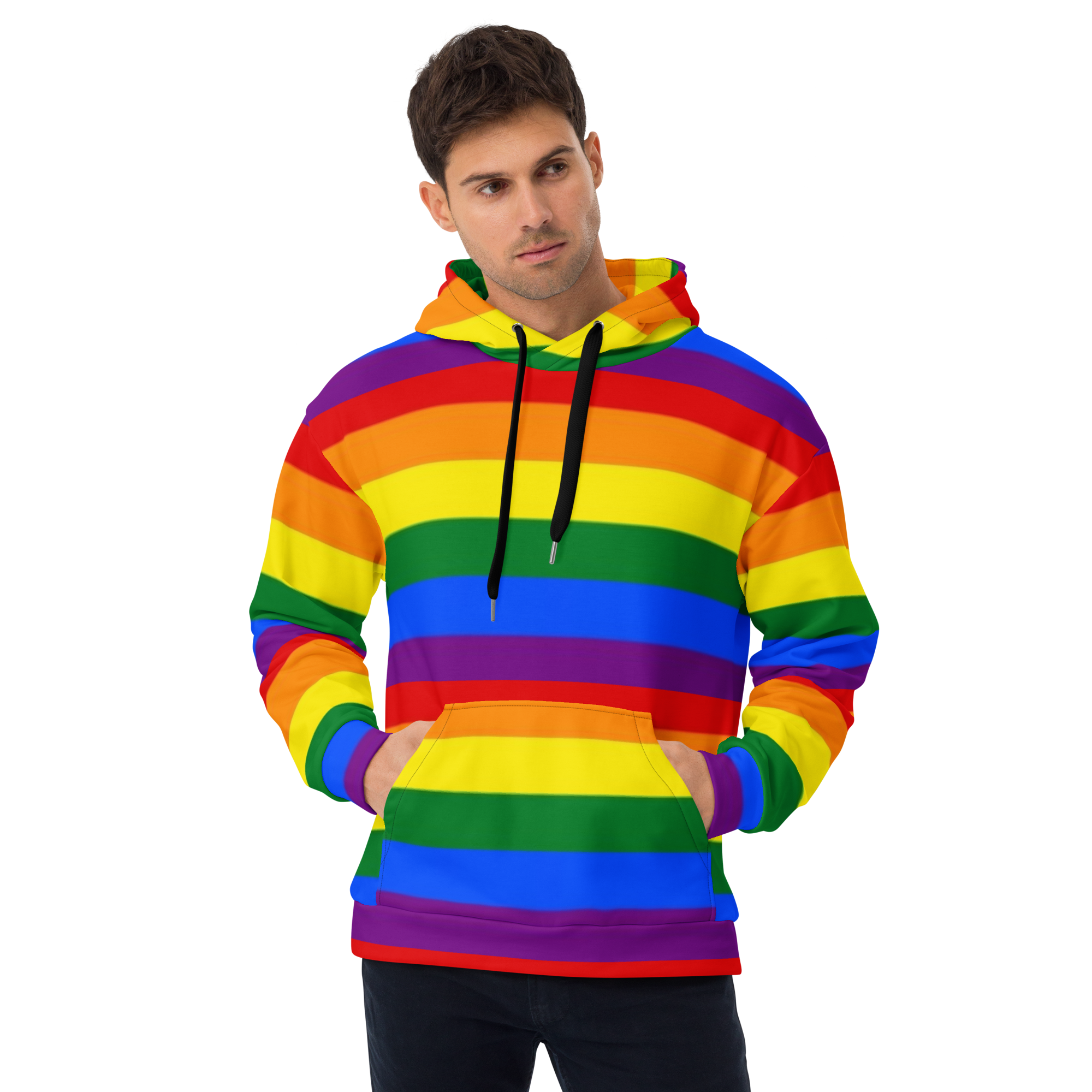 LGBTQ+ Rainbow Pride Flag Hoodie – Colourful, Inclusive &amp; Comfortable Statement Wear