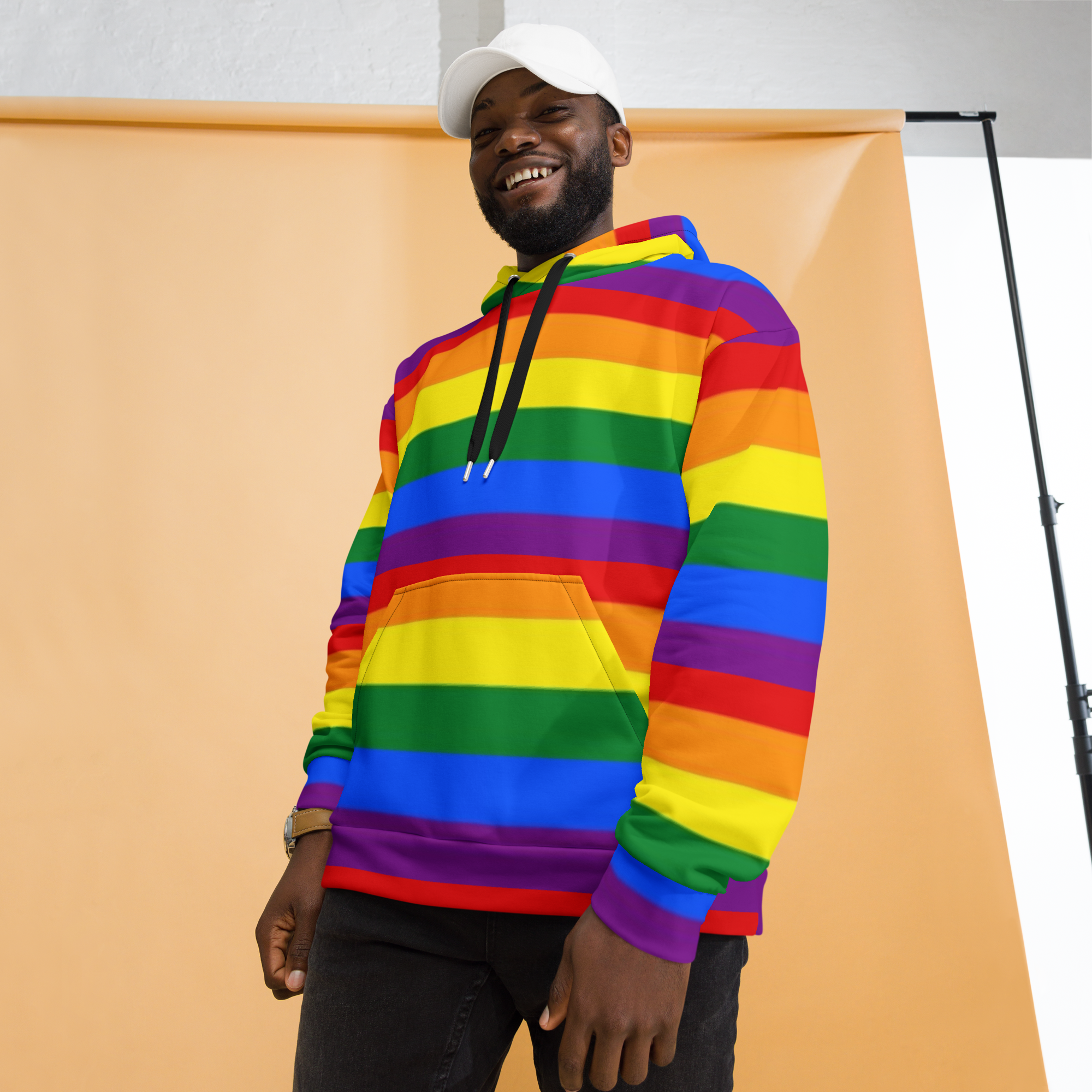LGBTQ+ Rainbow Pride Flag Hoodie – Colourful, Inclusive &amp; Comfortable Statement Wear