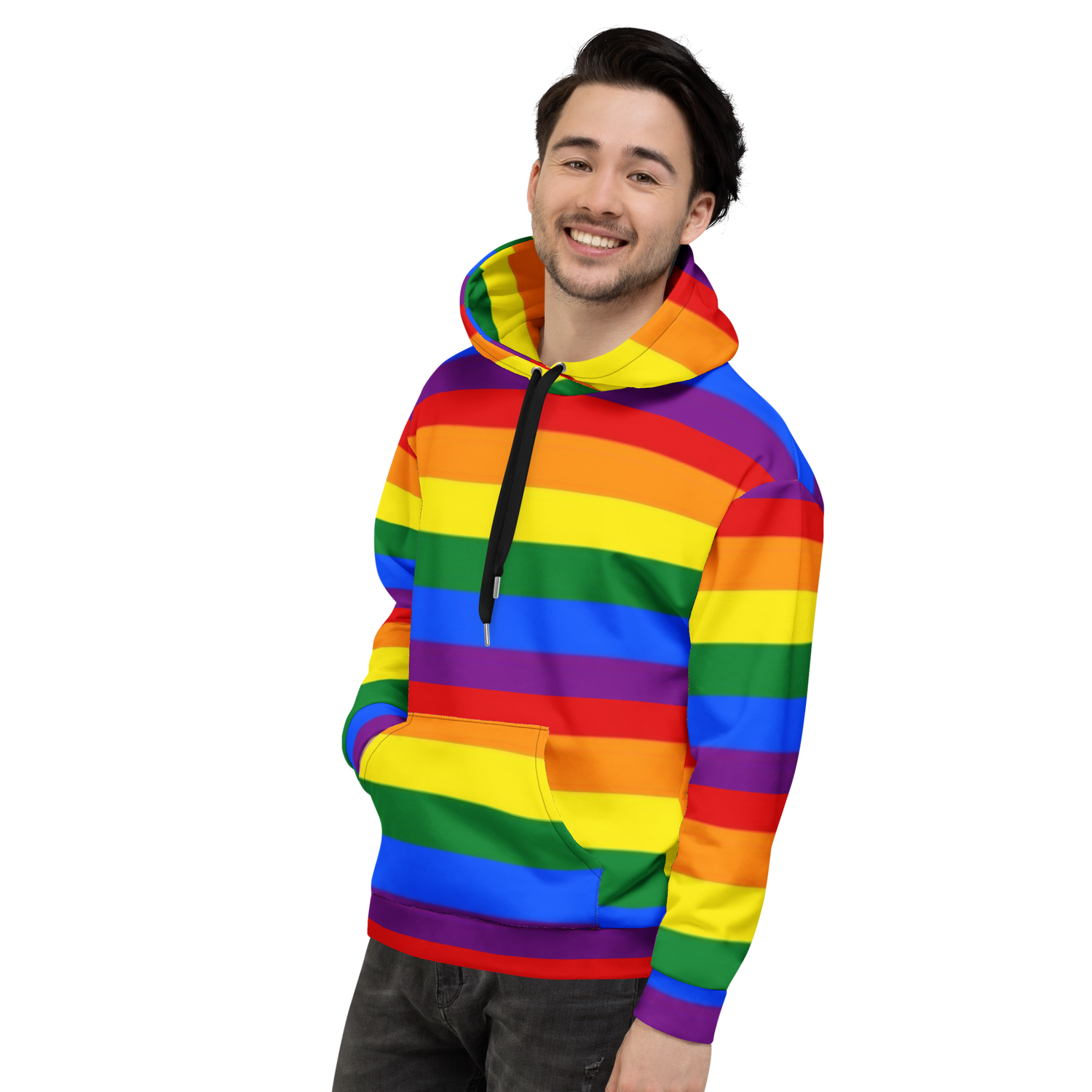 LGBTQ+ Rainbow Pride Flag Hoodie – Colourful, Inclusive &amp; Comfortable Statement Wear