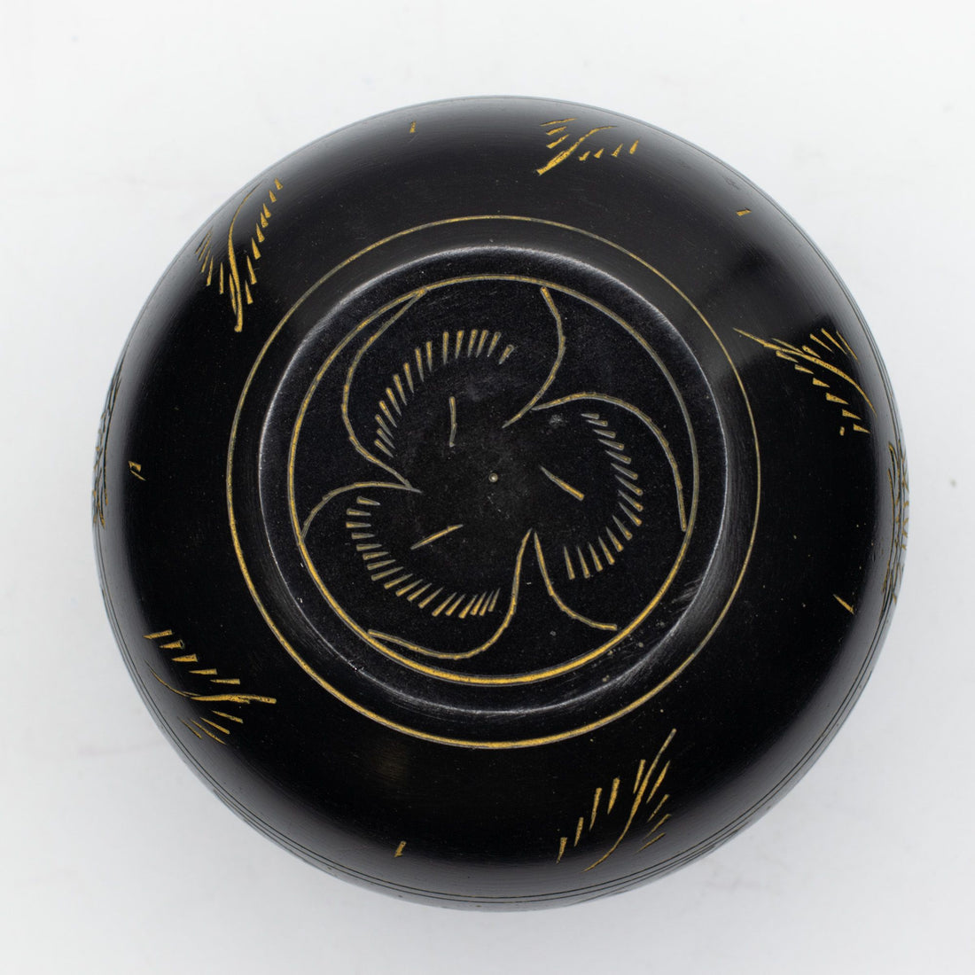 Cauldron Tibetan Singing Bowl - Magic Mushroom, Yellow
