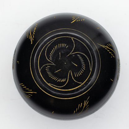 Cauldron Tibetan Singing Bowl, Magic Mushroom, Yellow 15cm