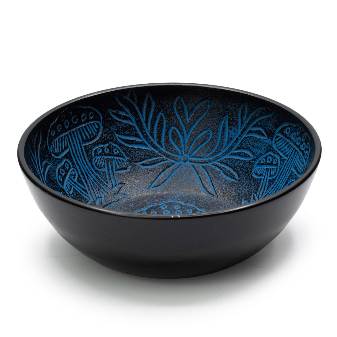 Tibetan Singing Bowl, Magic Mushroom Design, Blue 20cm – photo 2