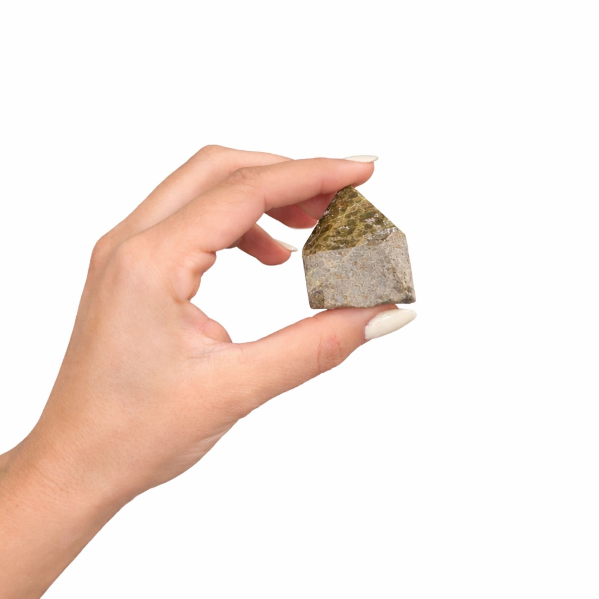 Epidote Polished Crystal Points, Set of 5-6 (A Grade)