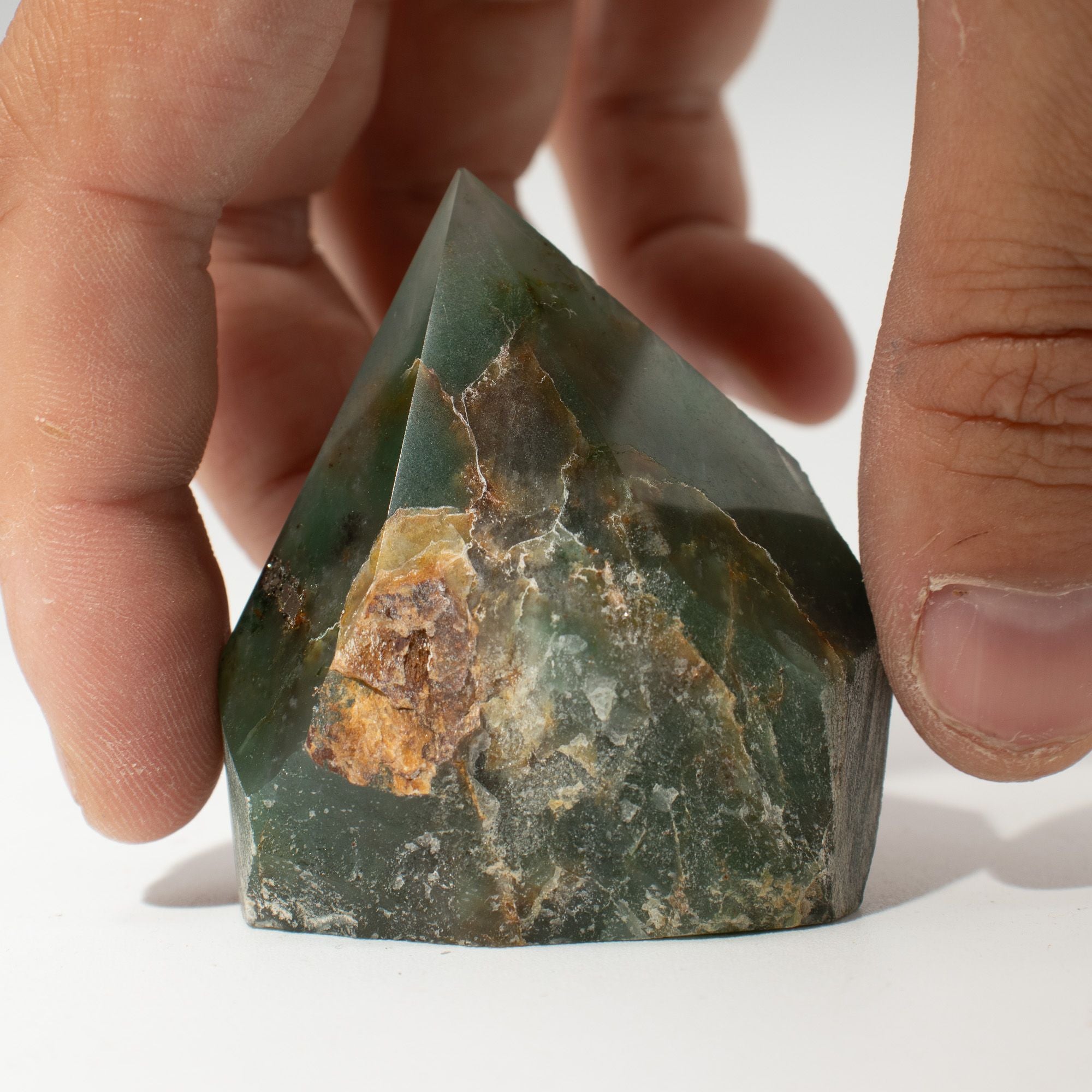 Green Aventurine Polished Crystal Points, Set of 5-6