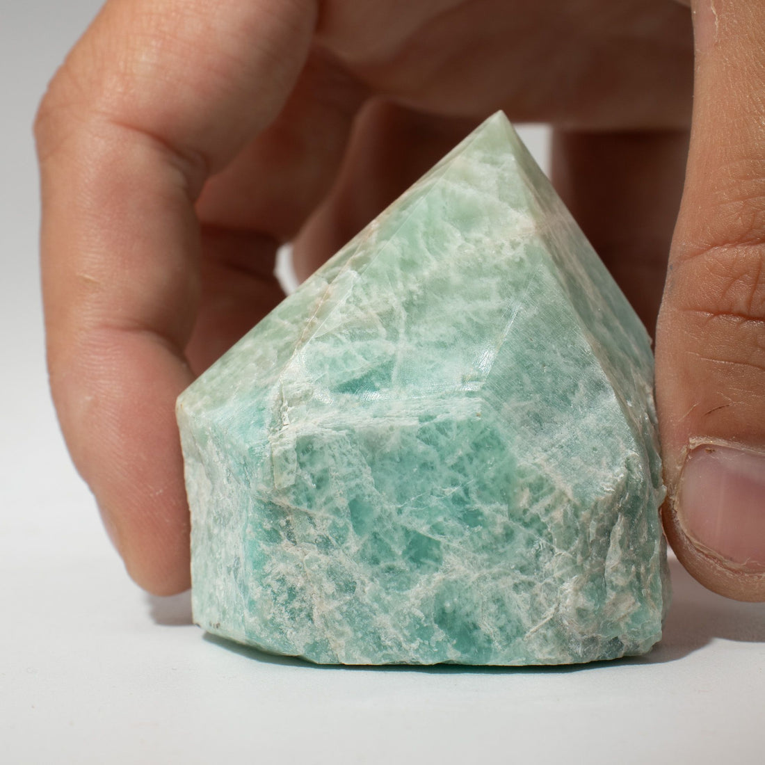 Amazonite Polished Crystal Points - Set