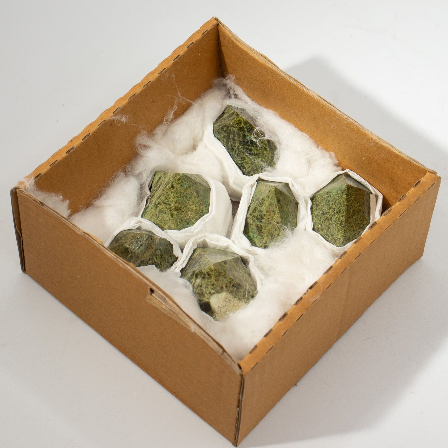 Epidote Polished Crystal Points, Set of 5-6 (A Grade)