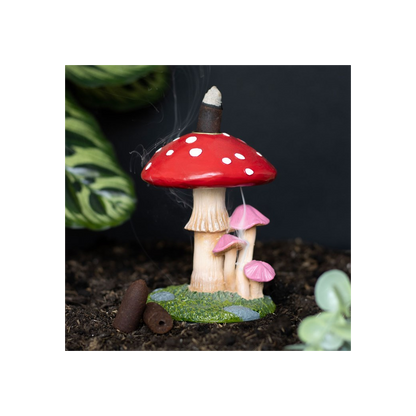 Mushroom Backflow Incense Burner
