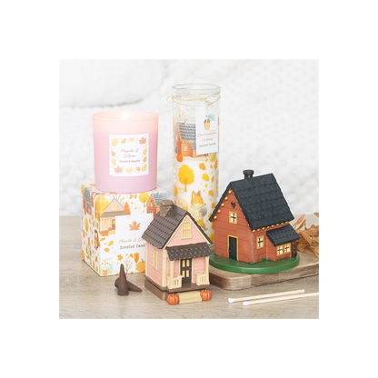 Brown House Incense Cone Burner